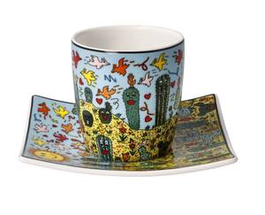 Espressotasse James Rizzi Desert Life Porzellan - 11 x 7 x 11 cm