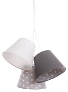 Lustre Enfant SAMY Gris - Blanc