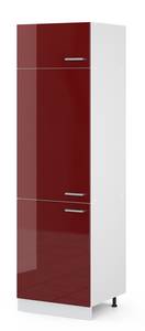 Armoire pour frigo R-Line 30491 Bordeaux brillant - Blanc