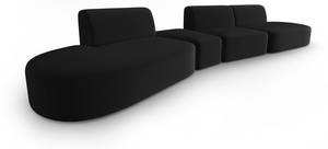 modulares Sofa SHANE 6 Sitzplätze Schwarz