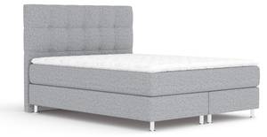 Boxspringbett Chanton Grau - Breite: 160 cm