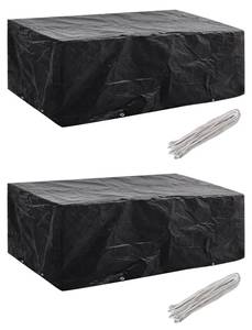 Housse de meuble Noir - Métal - Matière plastique - 160 x 70 x 200 cm