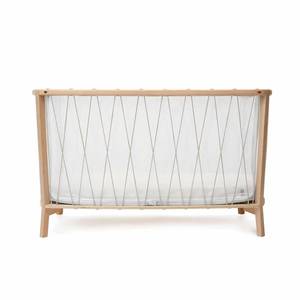 Babybett Kimi Weiß - Holzwerkstoff - 75 x 15 x 127 cm