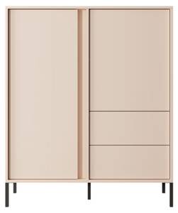 Kommode DAST COD104 2D2D Beige - Holzwerkstoff - Kunststoff - 104 x 124 x 40 cm