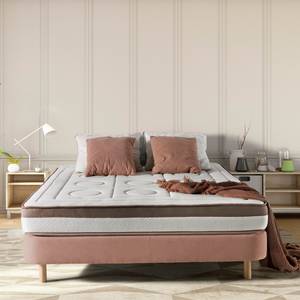 Matelas 180x200 21 cm TOSCANA DL Blanc - Textile - 180 x 21 x 200 cm