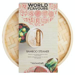 Dampfkorb World of Flavours Braun - Bambus - 2 x 2 x 1 cm