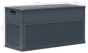 Aufbewahrungsbox 296610 Grau - Kunststoff - 46 x 60 x 119 cm