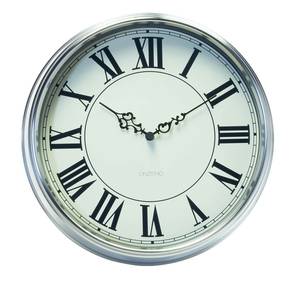 Horloge murale design THE VINTAGE. Blanc - Verre - 35 x 35 x 9 cm