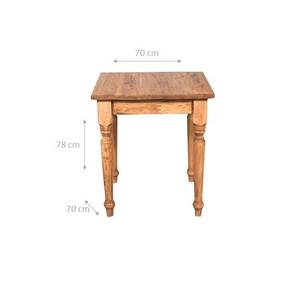 Table BASTIDE Marron