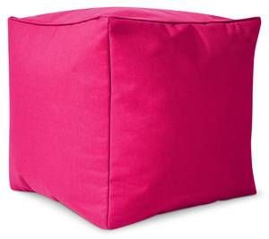 Sitzsack-Hocker Pouf "Cube" 40x40x40cm Pink