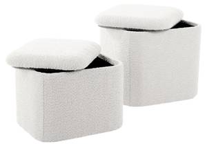 Pouf Ada Storage Blanc