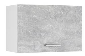 Hängeschrank R-Line 60cm flach Beton Dekor - Weiß