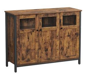 Sideboard Braun - Holzwerkstoff - 35 x 75 x 100 cm