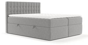 Boxspringbett Namur Grau - Breite: 180 cm