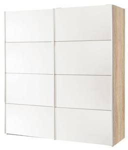 Kleiderschrank Veto Weiß - Holz teilmassiv - 182 x 202 x 64 cm