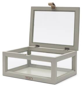 The Metropolitan Display-Kasten Beige - Holzwerkstoff - Glas - 24 x 14 x 30 cm