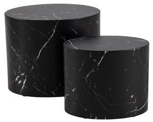 Table d'appoint Equicola Noir - Papier - 33 x 40 x 48 cm