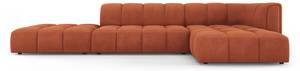 modulares Ecksofa SERENA 5 Sitzplätze Orange