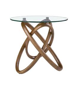 Table d'angle 2126 Marron - Verre - 55 x 50 x 55 cm