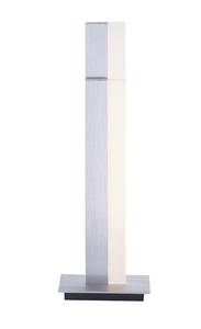 LED Tischleuchte Q-Tower Smart Home Silber - Metall - 16 x 48 x 16 cm