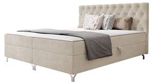 Boxspringbett Chester Beige - Breite: 206 cm