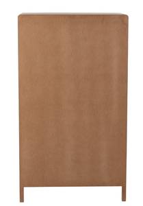 Armoire TSARA Beige - Bois massif - 80 x 140 x 40 cm