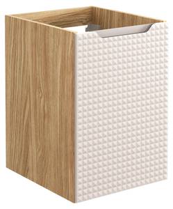 Seitenschränke LUXOR SCAB40 1D Beige - Holzwerkstoff - Kunststoff - 40 x 57 x 46 cm