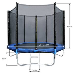 Trampolin Gartentrampolin  HCA6FT 183 x 200 x 183 cm