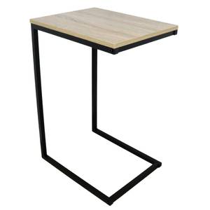 Beistelltisch Quadratisch Holz Schwarz Schwarz - Holzwerkstoff - 35 x 67 x 45 cm