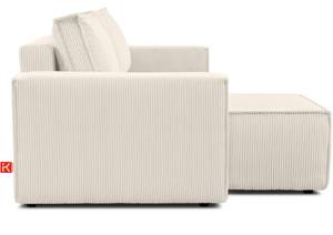 NAPI Universal-Ecksofa Ecru - Breite: 262 cm