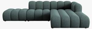 modulares Ecksofa LUPINE 5 Sitzplätze Hochglanz Petrol