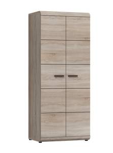 Schrank LIRYA G80 Braun - Holzwerkstoff - 80 x 194 x 54 cm