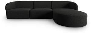 modulares Ecksofa SHANE 4 Sitzplätze Schwarz