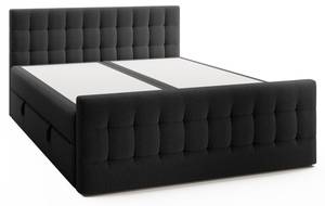 Boxspringbett Aviano Royal Schwarz - Breite: 182 cm