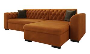 Ecksofa Lerito Orange - Ecke davorstehend rechts