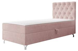 Einzelbett Chester Links Rosé - Breite: 90 cm