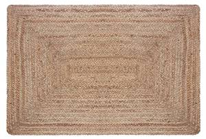 Teppich gewebt Beige 60 x 90 cm Beige - Textil - 60 x 1 x 90 cm