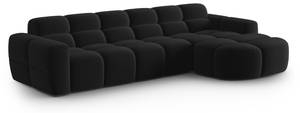 Ecksofa LISA 4 Sitzplätze Schwarz