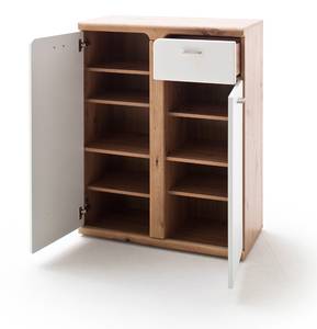 Garderobe Tortona 11 mit Kissen Weiß - Holzwerkstoff - Holzart/Dekor - 150 x 197 x 38 cm