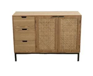 Buffet MARCEAU Braun - Holz teilmassiv - 40 x 78 x 110 cm