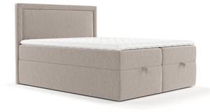 Premium Boxspringbett Pao Braun - Breite: 180 cm