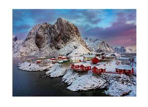 Puzzle Lofoten Inseln Papier - 30 x 6 x 44 cm