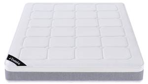 Matelas classique DUCHESSE Blanc - Textile - 140 x 28 x 190 cm