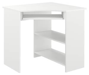Computertisch Odin Weiß Weiß - Holzwerkstoff - 83 x 77 x 76 cm
