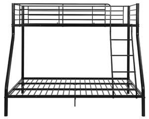 Etagenbett ELEVATIO Schwarz - Metall - 147 x 163 x 199 cm