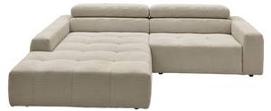 Ecksofa RENO Beige - Armlehne davorstehend links - Ecke davorstehend links