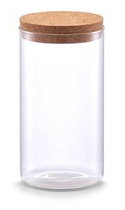 Vorratsglas m. Korkdeckel, 1100ml Glas - 10 x 19 x 10 cm
