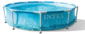 Schwimmbad-Set 2820668 (5-teilig) Blau - Kunststoff - 305 x 76 x 305 cm
