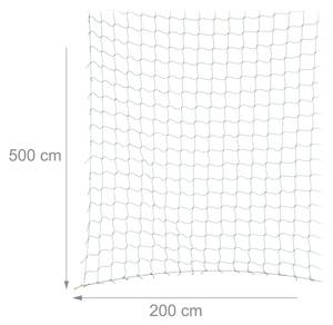 Ranknetz 200 x 500 cm 2er Set Grün - Kunststoff - 500 x 200 x 1 cm