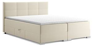 Boxspringbett Elizabeth Beige - Breite: 186 cm - H3